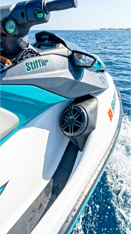 Sea-Doo GTI RXP 2021-2026 | Alloggiamenti per altoparlanti da 6,5"